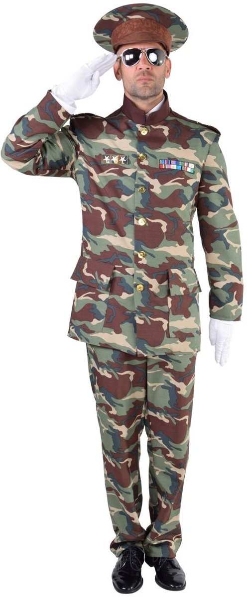 Politie & Detective Kostuum | Officier Erewacht Camouflage | Man | XXL | Carnaval kostuum | Verkleedkleding